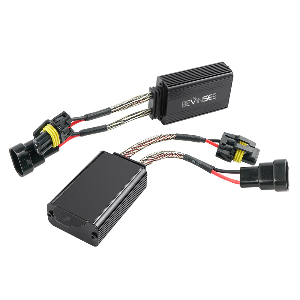 Pair HIR2 9012 LED Headlight Canbus Anti Flicker Decoder For Ram 1500 2500 3500