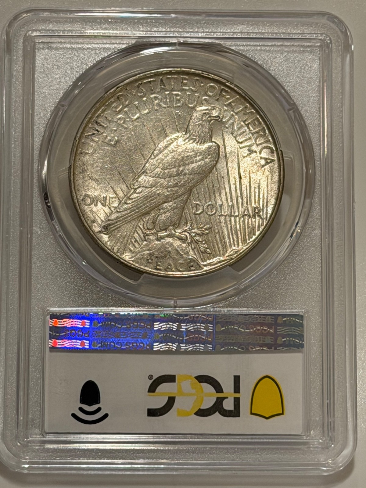1923 D Peace Silver Dollar PCGS AU55 Better Date Peace