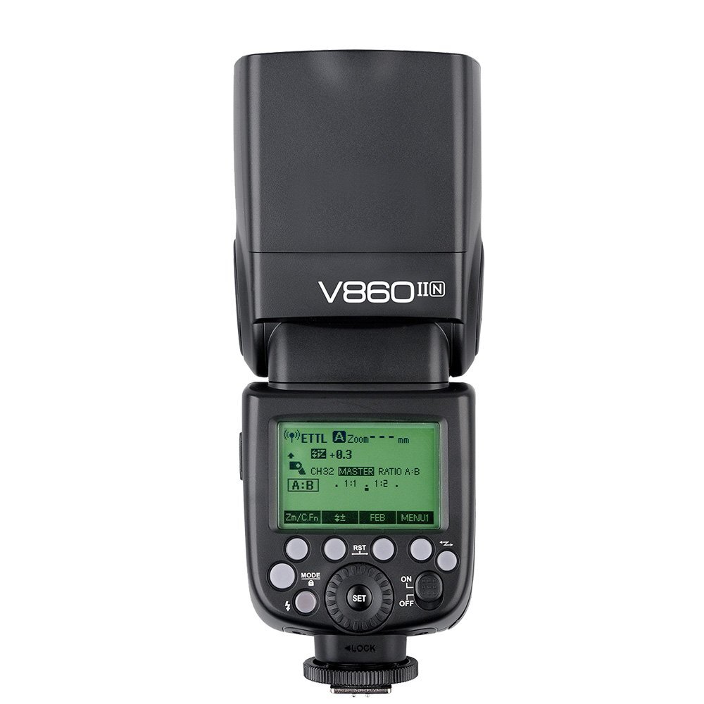 Godox V860II-N 2.4G TTL Flash Speedlite HSS Li-on Battery For Nikon Camera
