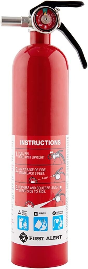 First Alert Rechargeable Compliance Commercial Grade Home Fire Extinguisher