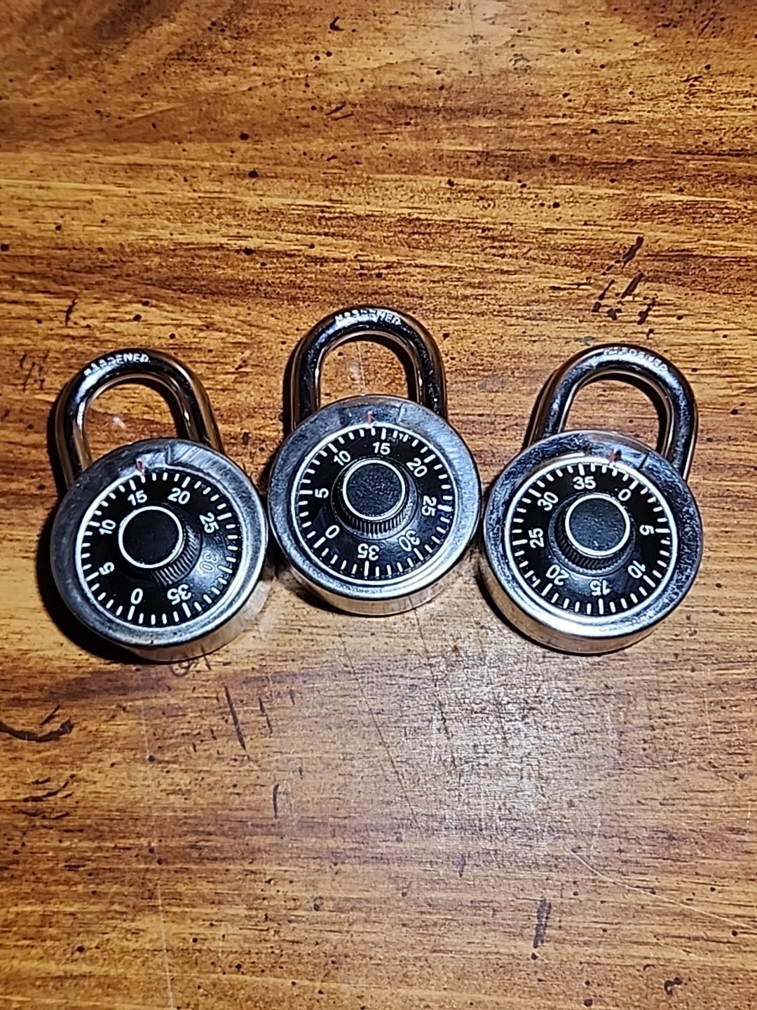 3 combination locks