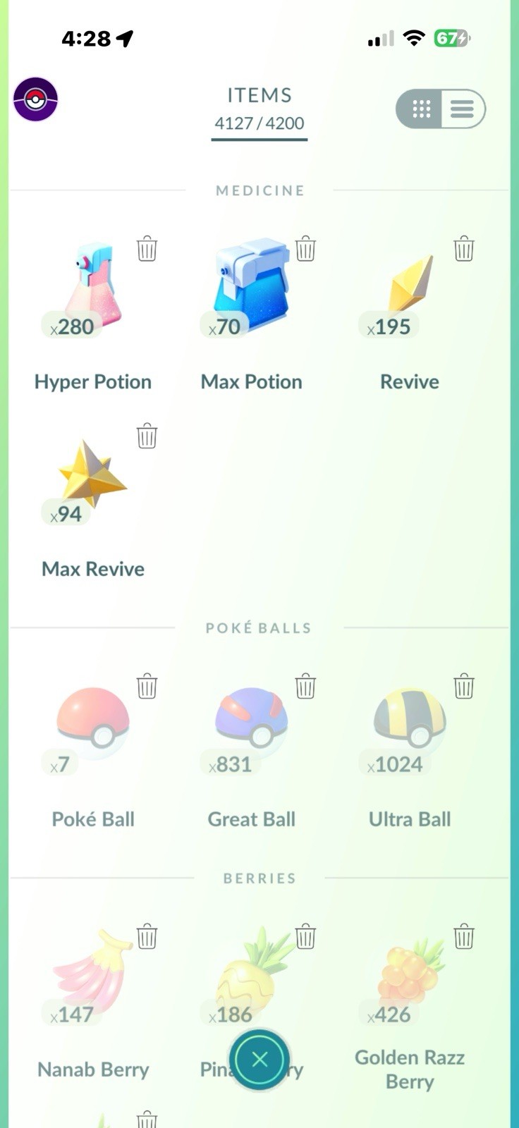 Pokémon GO Level 73 Game Account Legendary Shiny Pokémon Collection