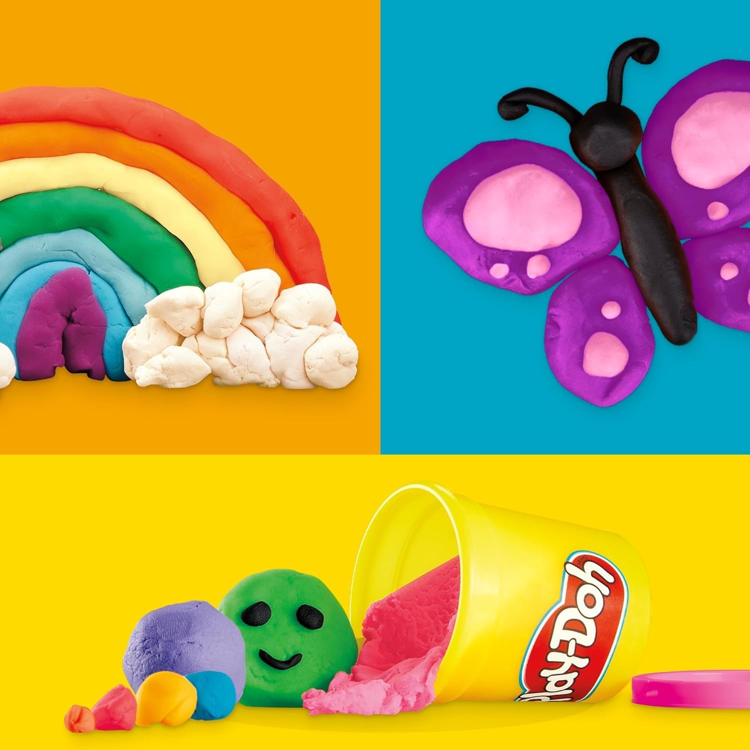 Vibrant 10-Pack Play Doh Modeling Compound - Non-Toxic Creative Toy for Ages 2+