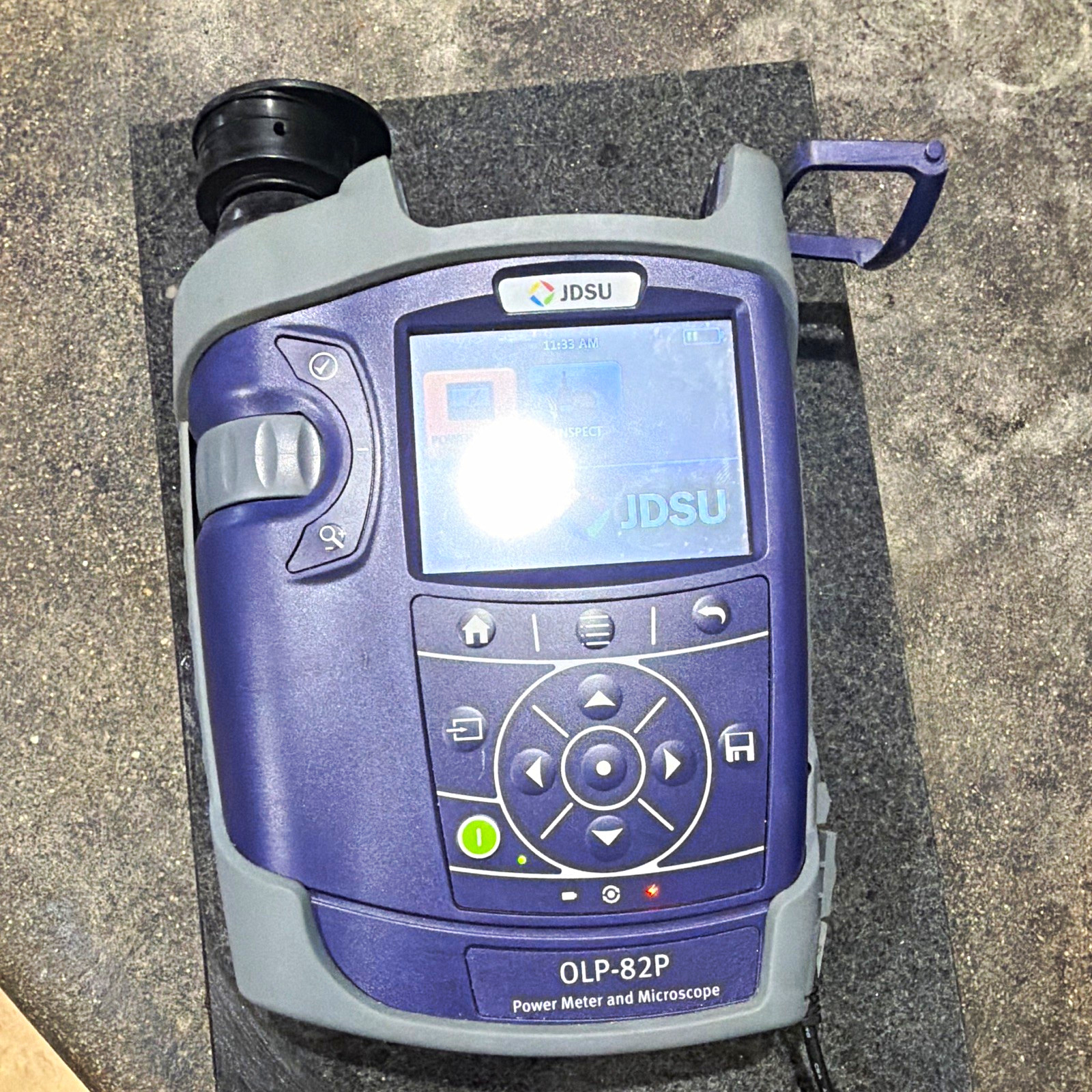 JDSU OLP-82P Handheld Optical Power Meter & Microscope 850nm -48.80dBm