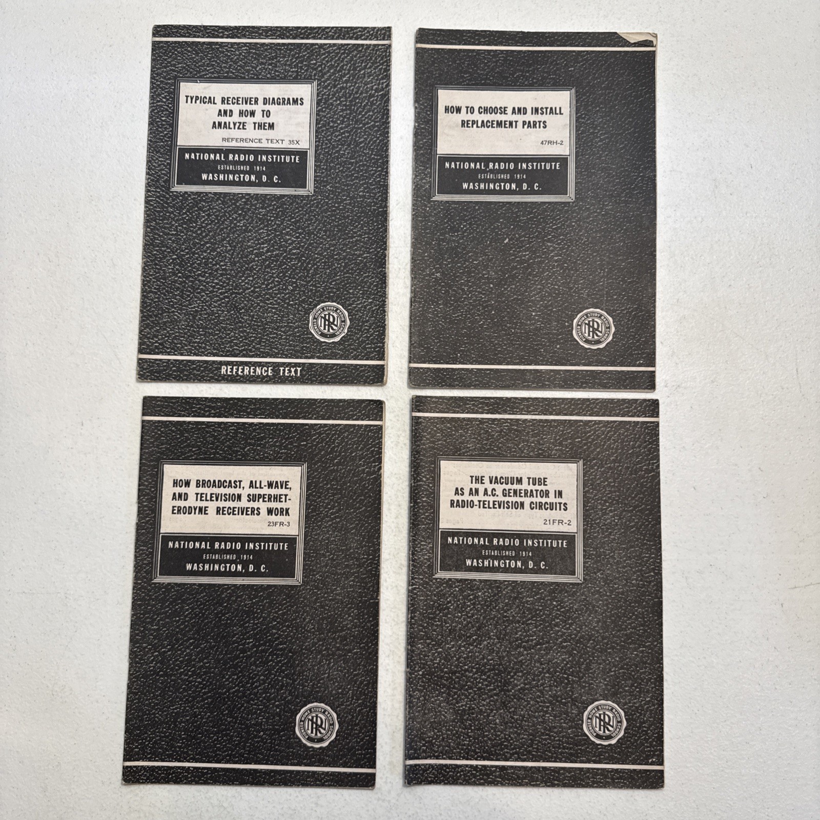 Lot Of 4 1940’s National Radio Institute Booklets