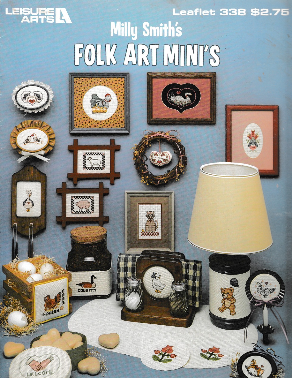 Milly Smith's Folk Art Minis Cross Stitch | Leisure Arts 338