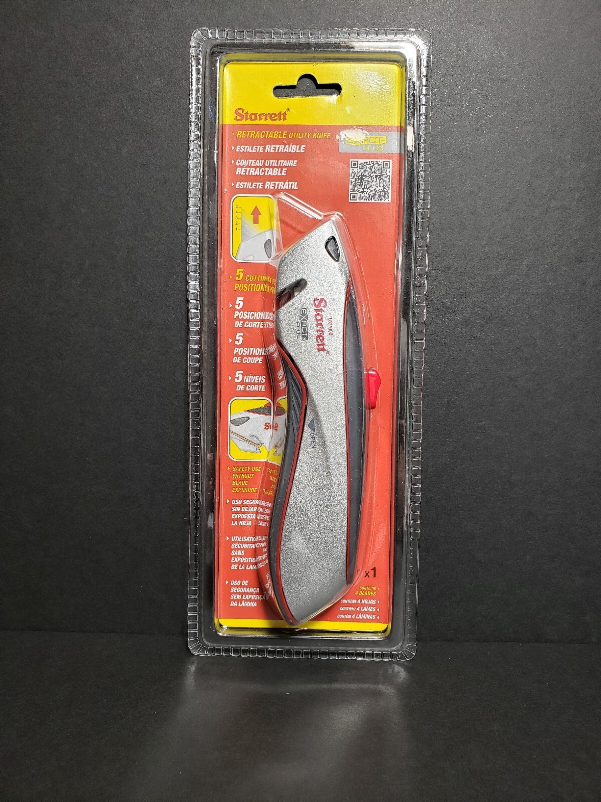 Starrett Retractable Utility Knife New/Sealed