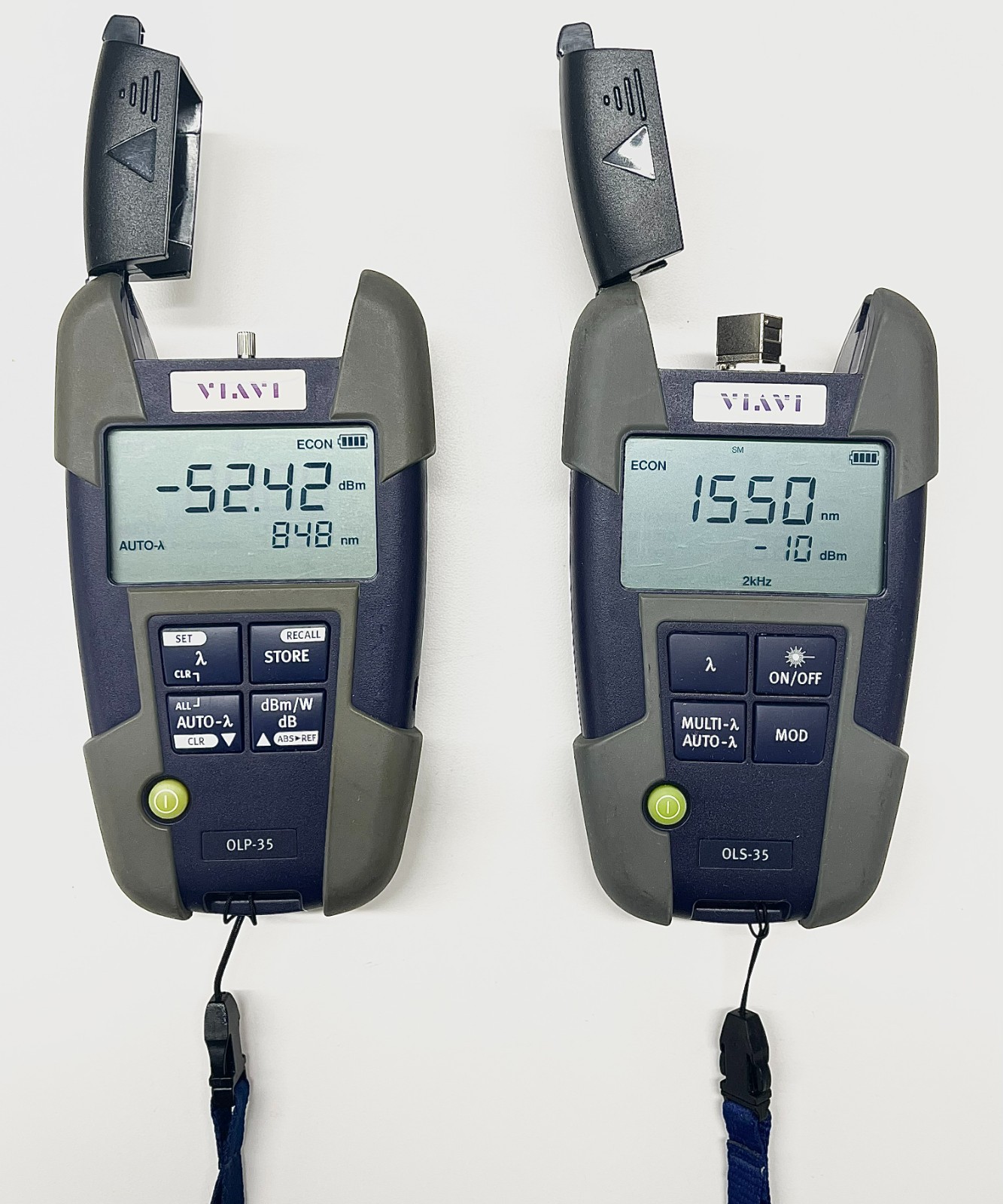 JDSU VIAVI OLS-35 & OLP-35 OLTS Kit Optical Light Source Power Meter