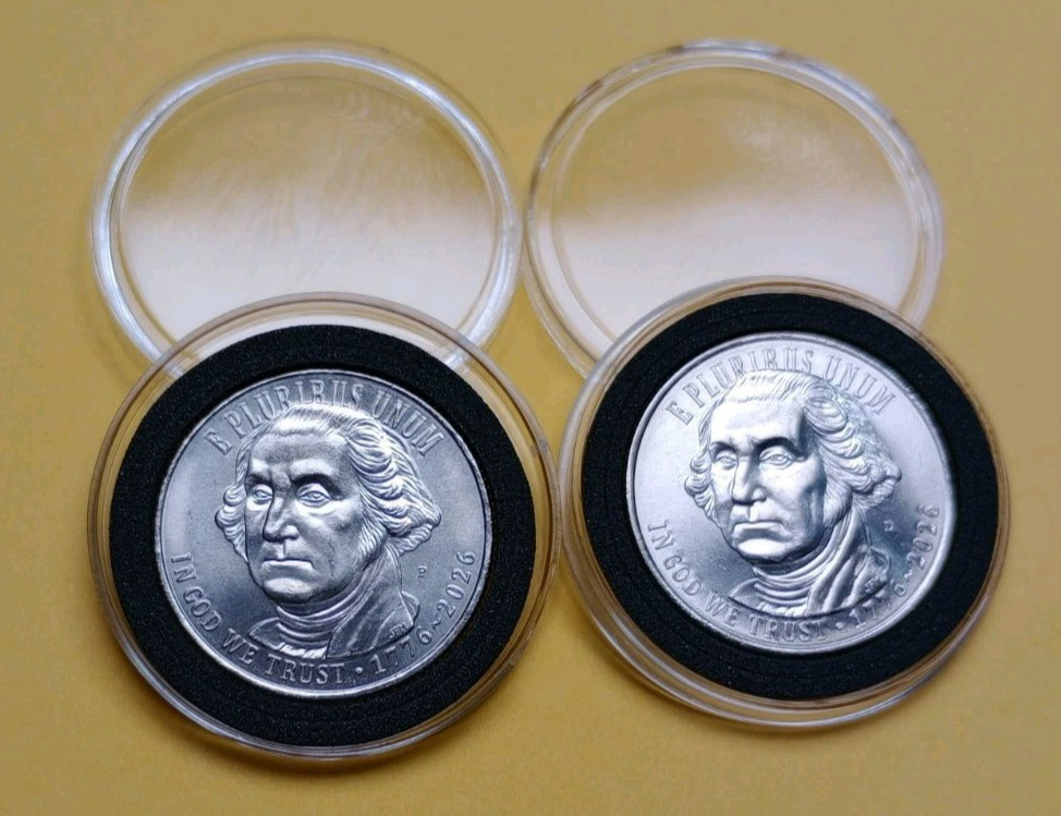 2026 P&D Revolutionary War Quarters SemiQ (2) Coin Set in Capsules 💥SHIPS NOW