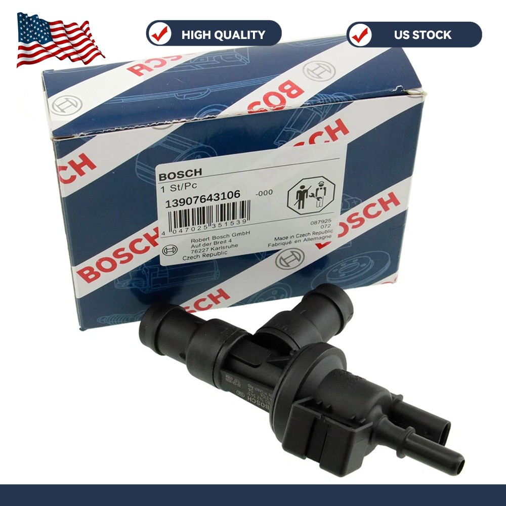 OEM 13907643106 Bosch Fuel Tank Breather Valve For BWM 330i 440i X5 X6 2.0 3.0