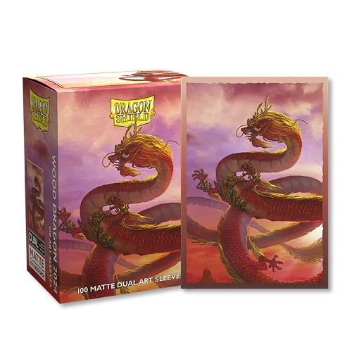 Dragon Shield 100 Standard Deck Card Game Sleeves Matte Year of the Dragon 2024