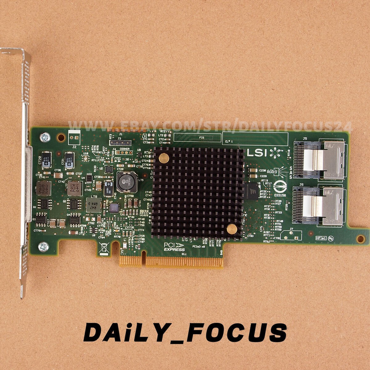 LSI OEM SAS 9207-8i PCI-E 3.0 Adapter IT Mode Card Host Bus Adapter 6Gbs SAS2308