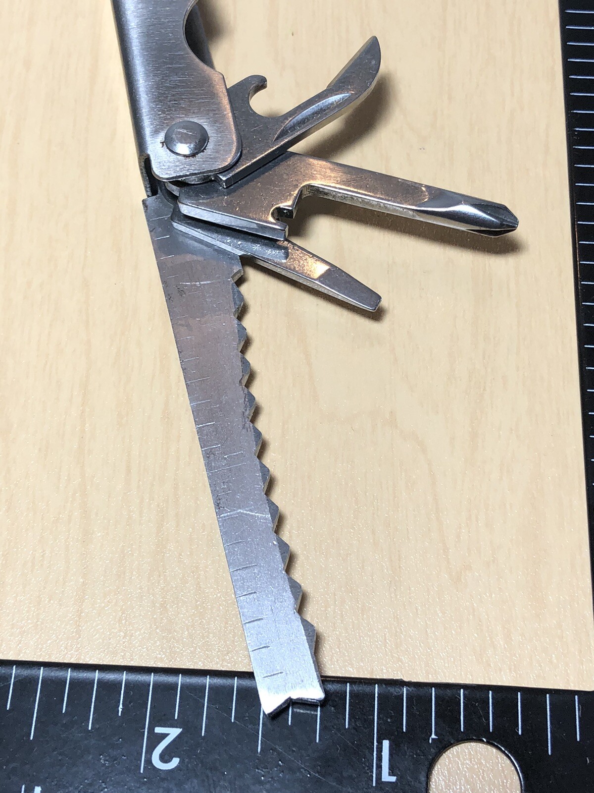 Pocket Multi-tool Stainless Pliers W/ Knife, Screwdriver, Phillips Unbranded