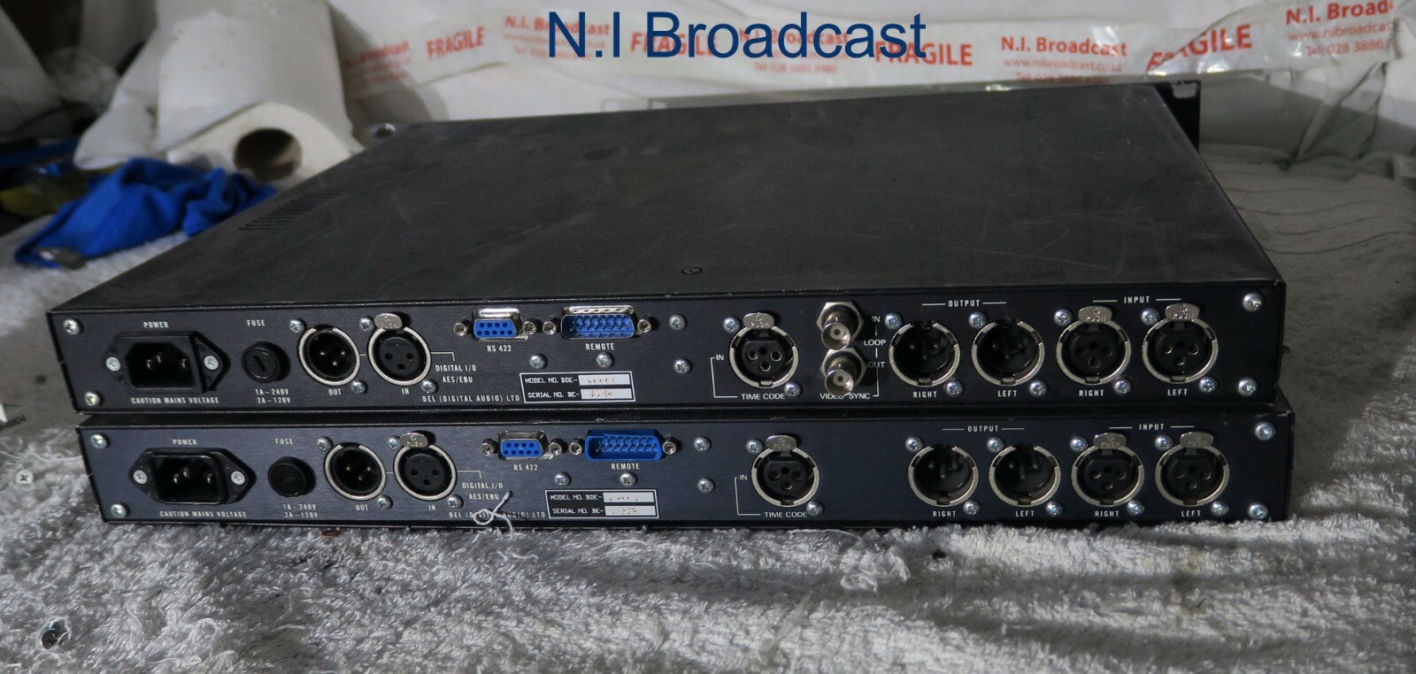 2x Bel bde6000sf digital lay off recorders