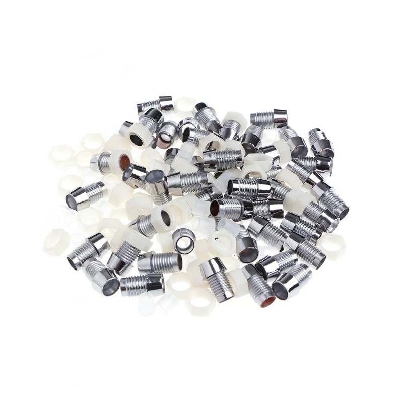 50 Sets 5mm LED Socket Assorted Kit Bezel Panel LED Diode Holder Gasket