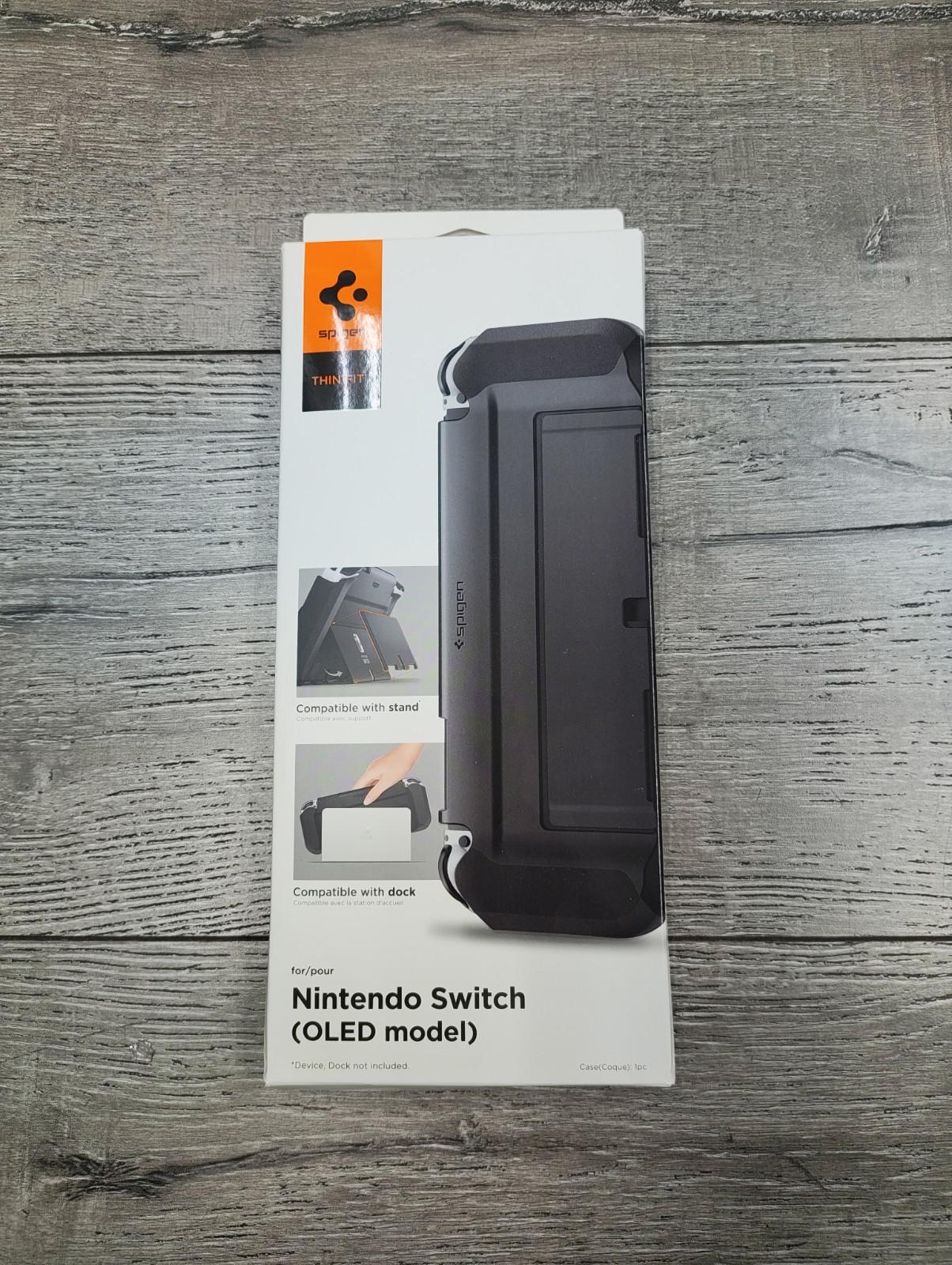 Spigen Switch OLED Thin Fit Case - Dock / Stand Compatible Protection