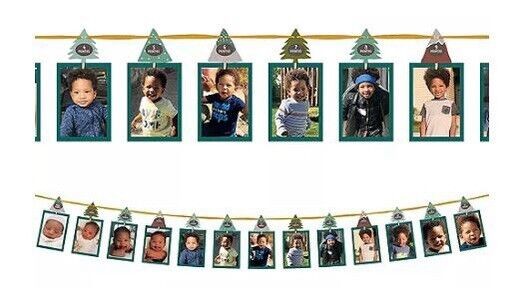 Wilderness Themed Photo Garland Kit - 13 Pictures Across 12ft, 13 Stickers: 42pc