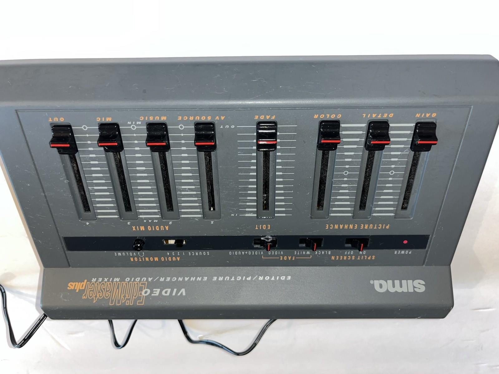Sima SED-EM Editmaster Video/Audio Mixer Fade Split Screen S-Video RCA