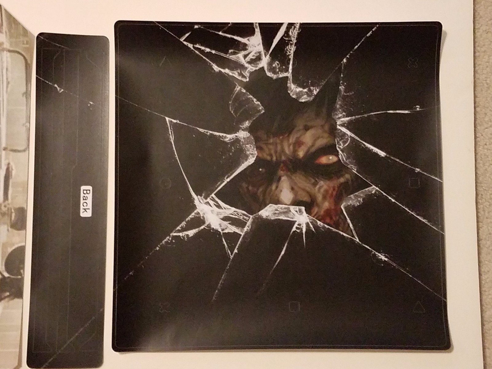 Sony PS4 Pro Console and Controller Skins /Decal-- The Walking Dead TWD (Pro)