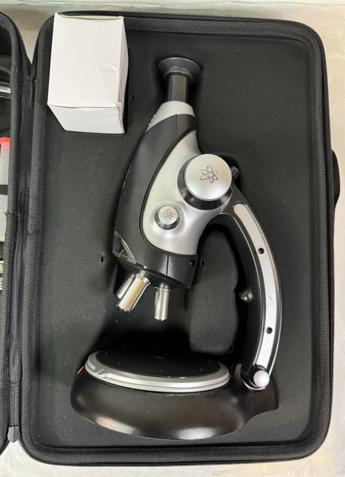 MICROSCOPE MACRO VIEW EDU Science 900x COMPLETE SET & CARRYING CASE