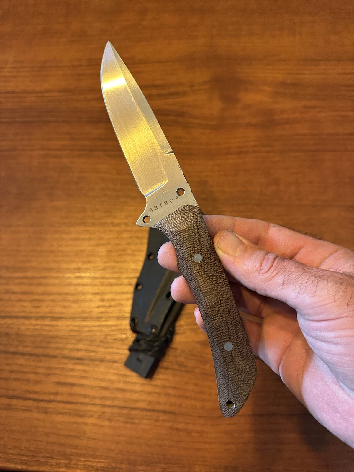 Foster SoCal - Custom Knife - R1 Fixed Blade - Z-Finite / Micarta