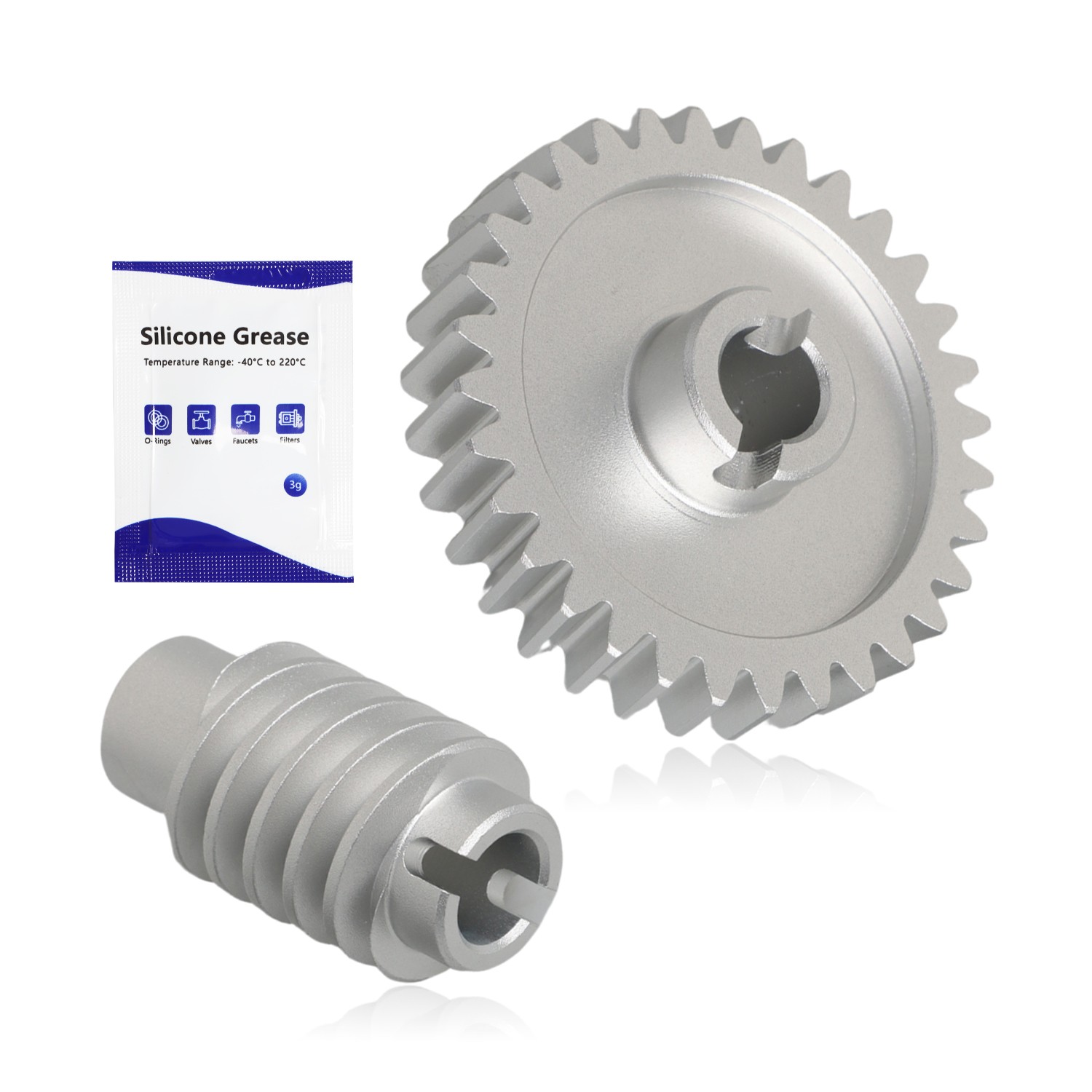1 Set 32 Teeth Aluminum Alloy Garage Door Opener Gear Replace Kit for Liftmaster