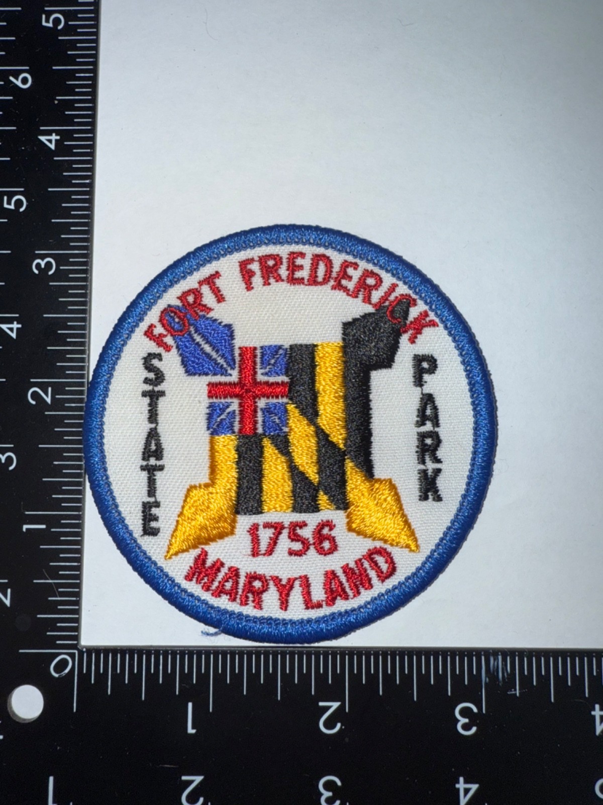 Vintage Fort Frederick Maryland State Park MD Patch 1756