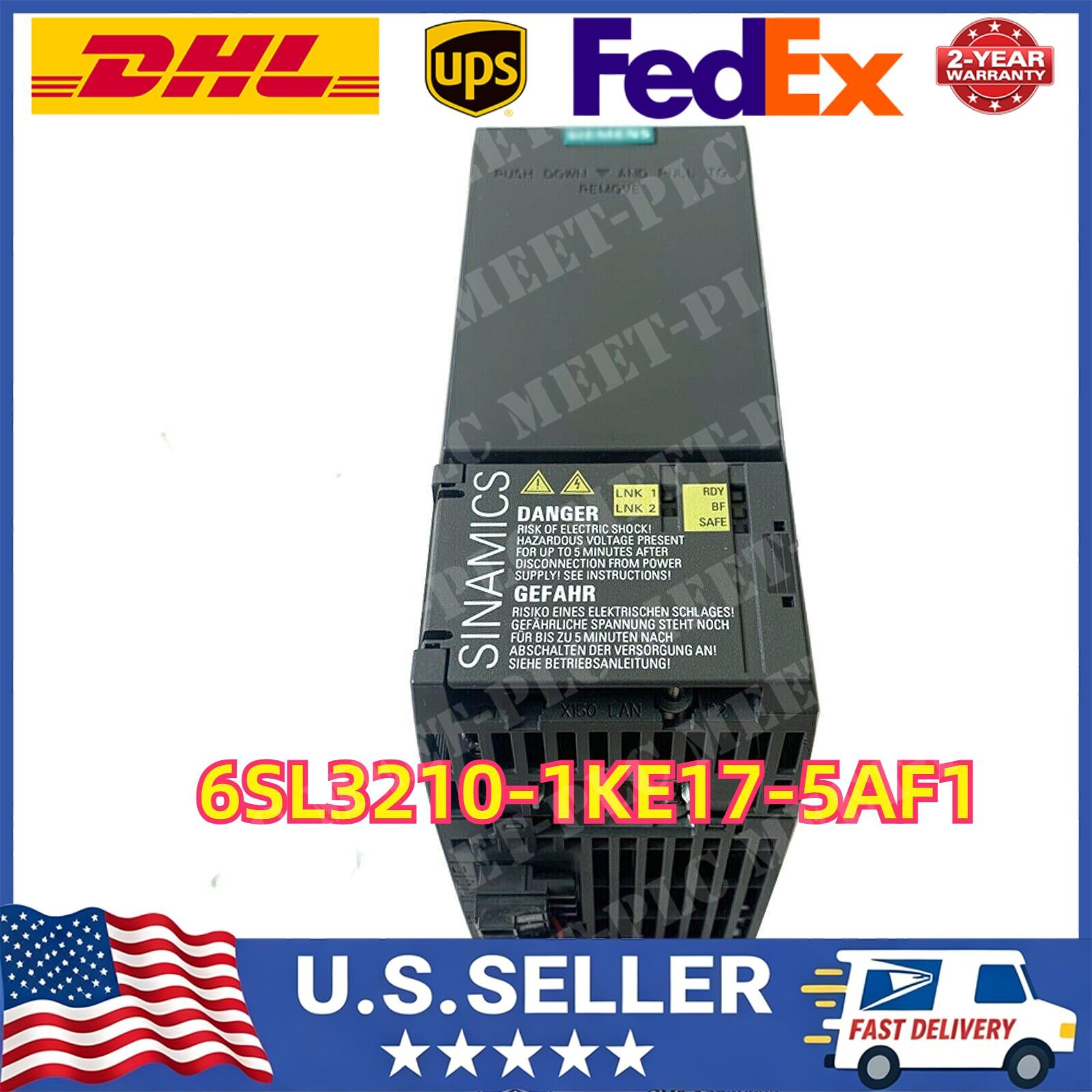New Siemens 6SL3 210-1KE17-5AF1 6SL3210-1KE17-5AF1 SINAMICS G120C Rated Power