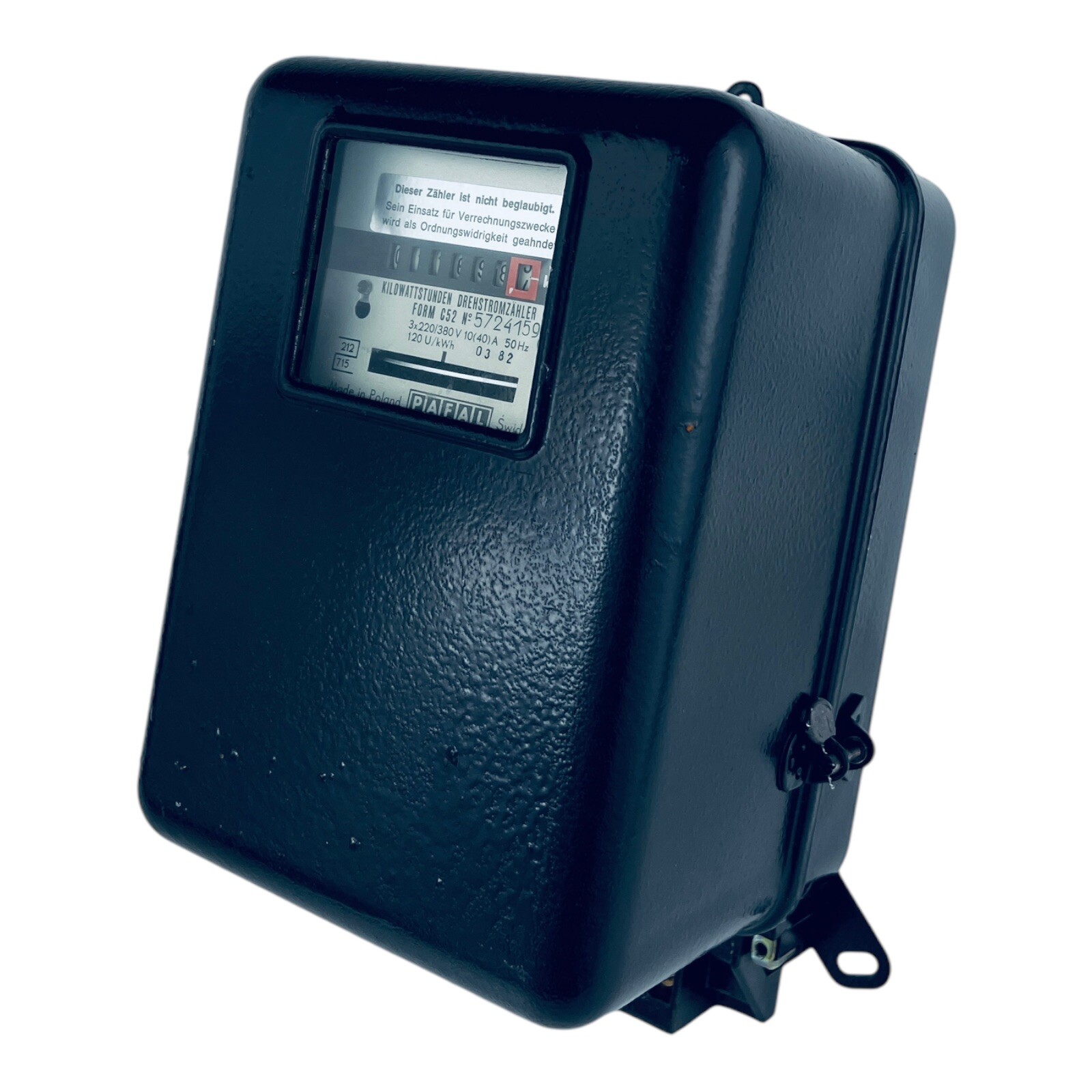 Pafal Kilowatt Hour Three Phase Electricity Meter / 3x220/380V 10(40)A 50Hz / 120U/kWh