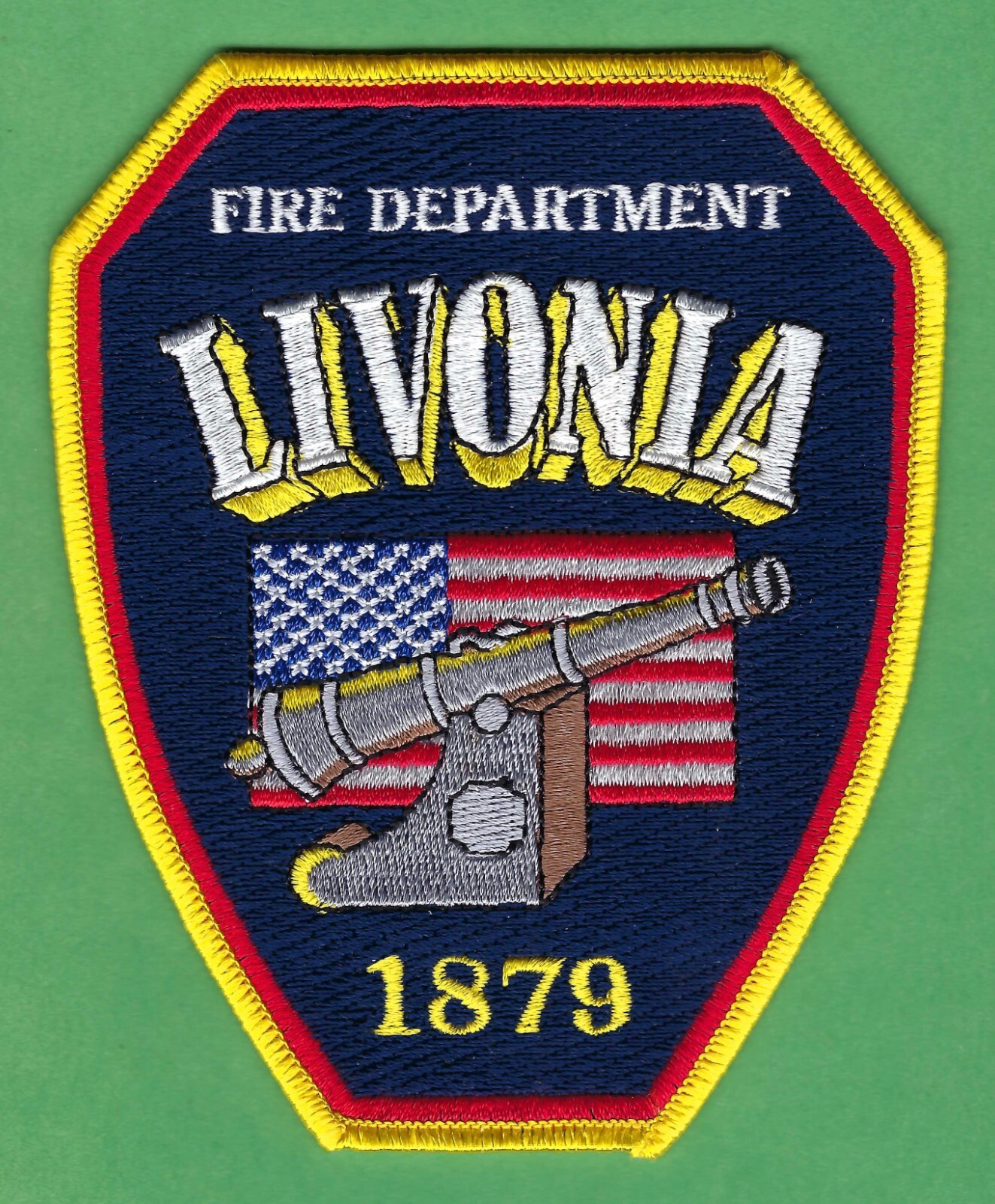 LIVONIA NEW YORK FIRE RESCUE PATCH