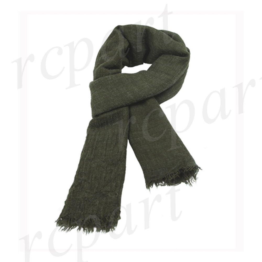 New men's women's scarf scarves large wrap winter solid polyester olive green