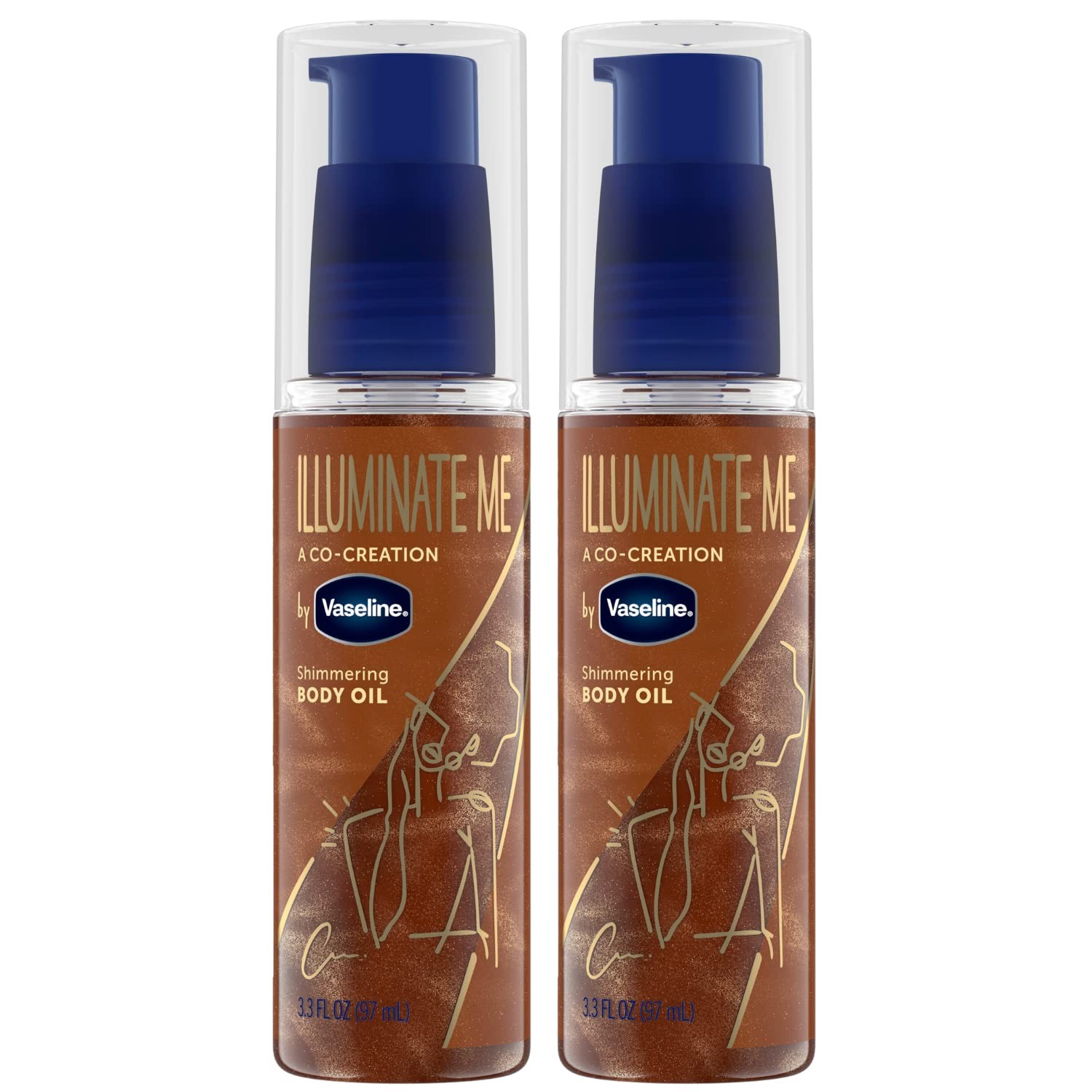 Illuminate Me Shimmering Body Oil 3, Travel-Friendly 3-Pack – Glow Up Essenti...