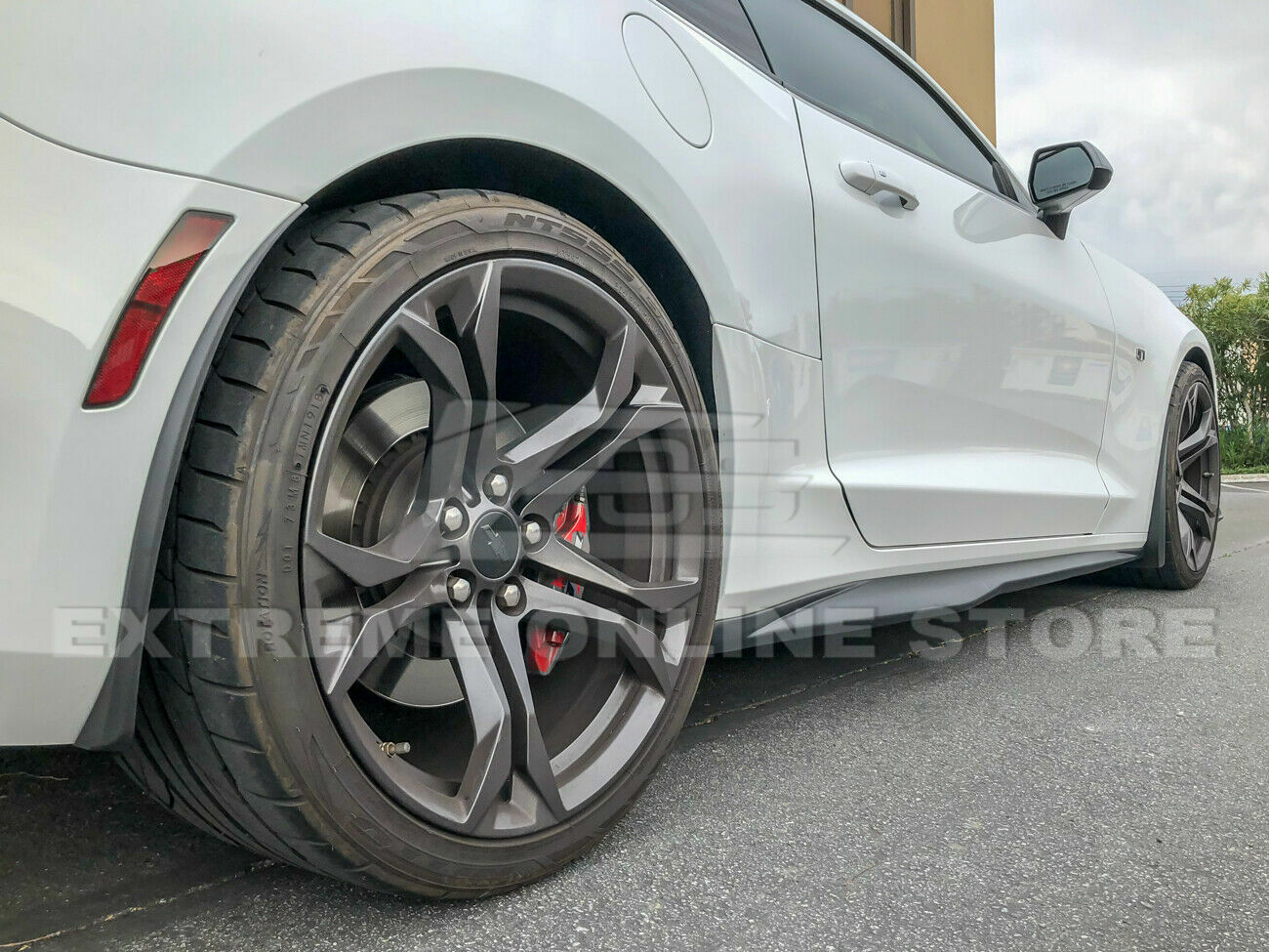 Front Rear Splash Mud Flaps Fits 16-Up Camaro TEXTURE BLACK GM Extended Guards