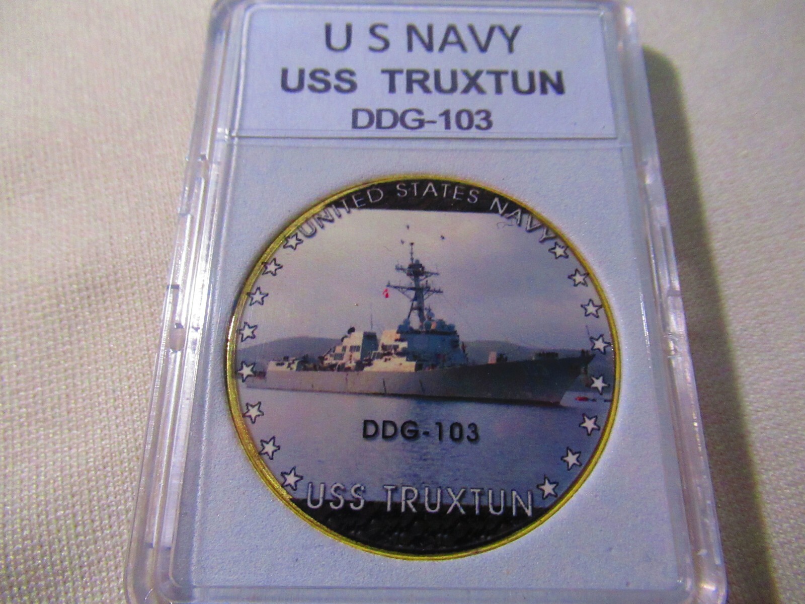 US NAVY - USS TRUXTUN (DDG–103) Challenge Coin