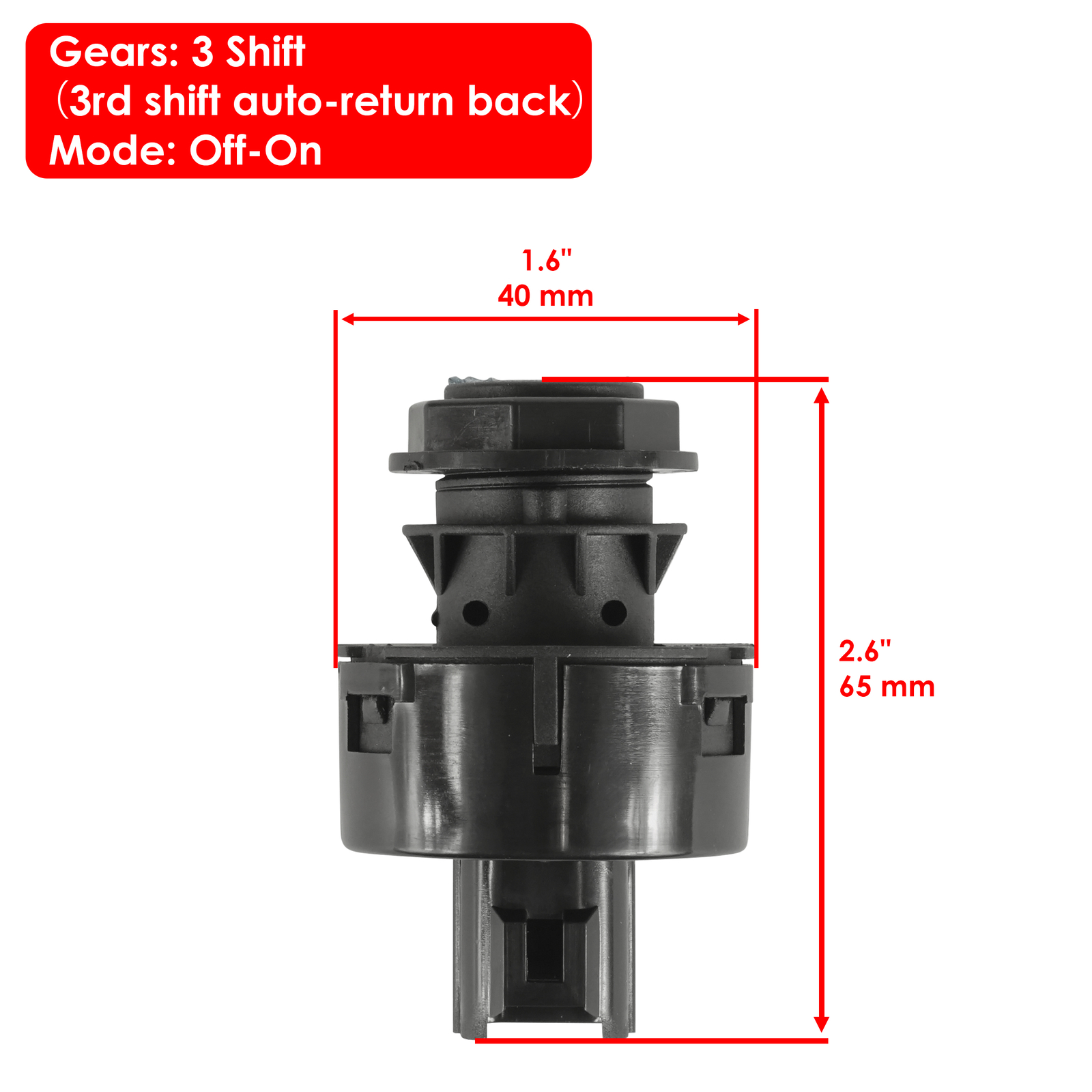 Caltric Ignition Key Switch for Arctic Cat Prowler Xtx 700 Automatic 2008-2014