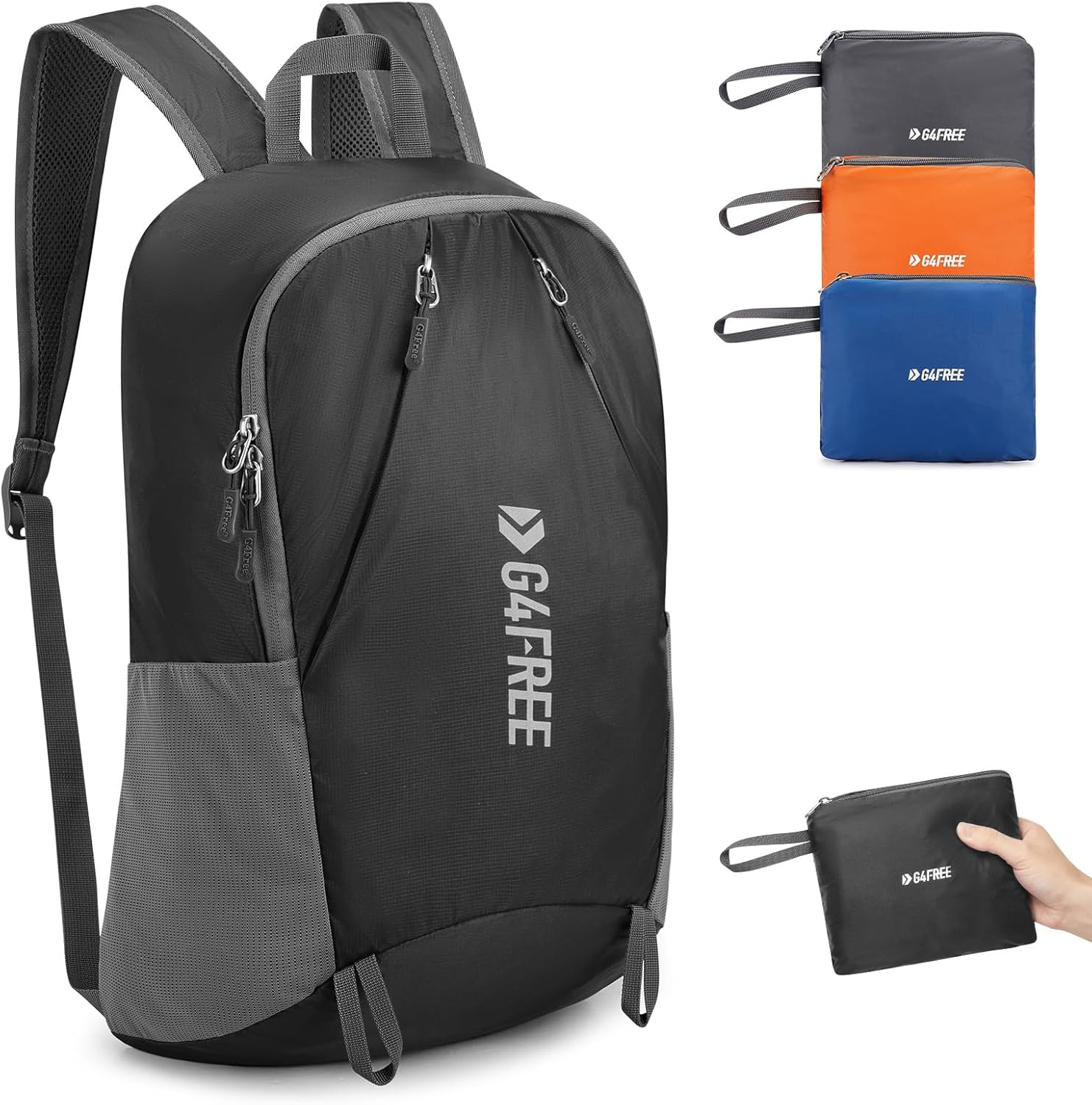 24L Packable Hiking Backpack Lightweight Foldable Small Sport Travel Dayp