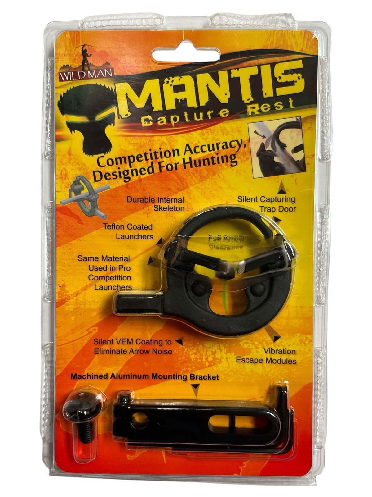 NEW Wildman Mantis CAPTURE Bow Hunting Archery Hostage Arrow Rest