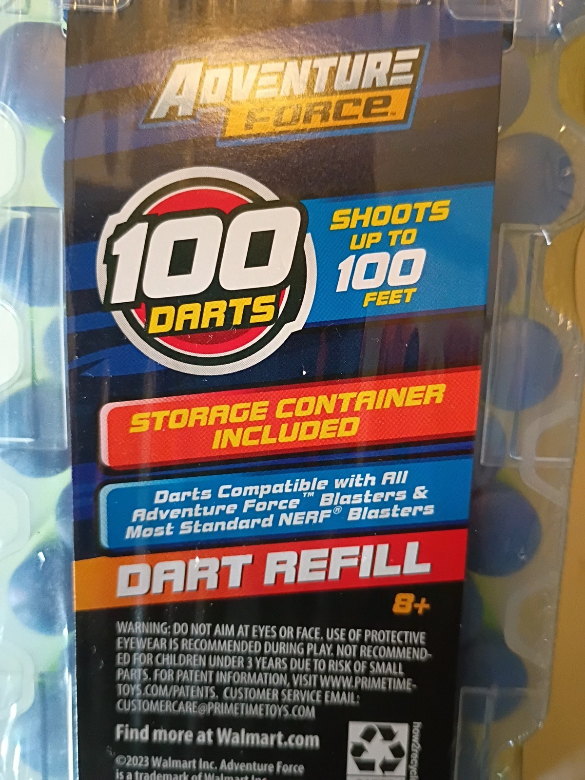 Adventure Force 100 Soft Foam Darts Refill Ammo With Compatible w/ Nerf Blasters