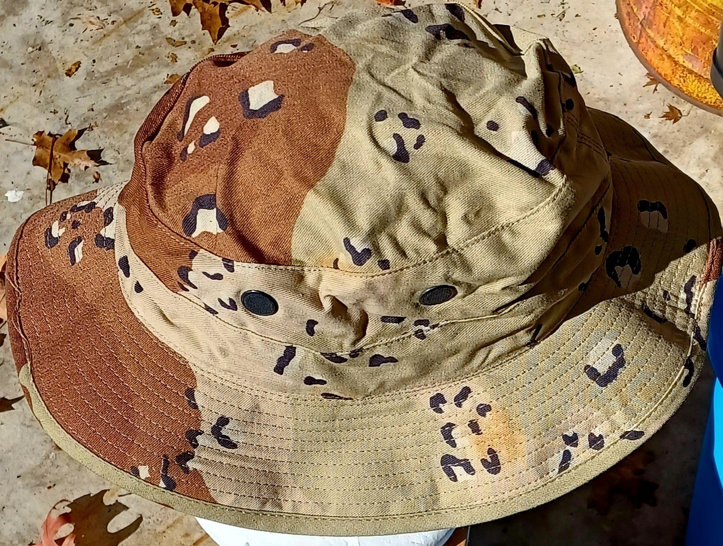 US DESERT STORM CHOCOLATE CHIP 6 COLOR CAMO BOONIE HAT