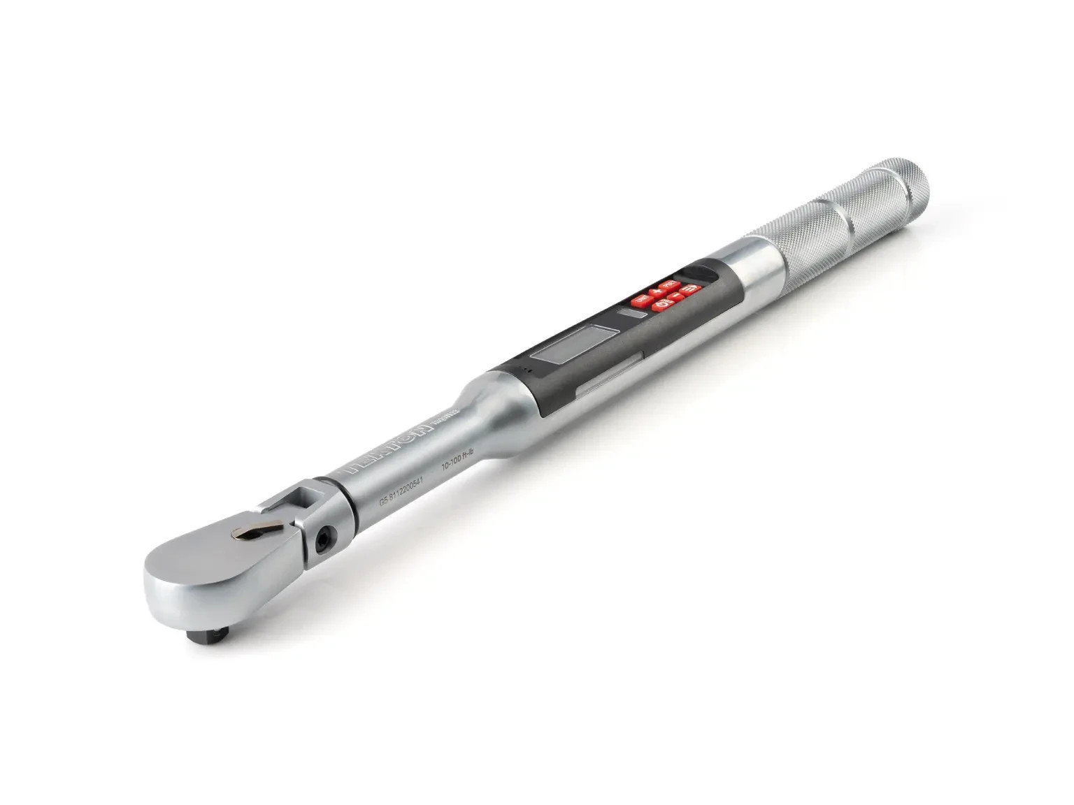 3/8 Inch Drive 90-Tooth Flex Head Dual-Direction Electronic Torque Wrench