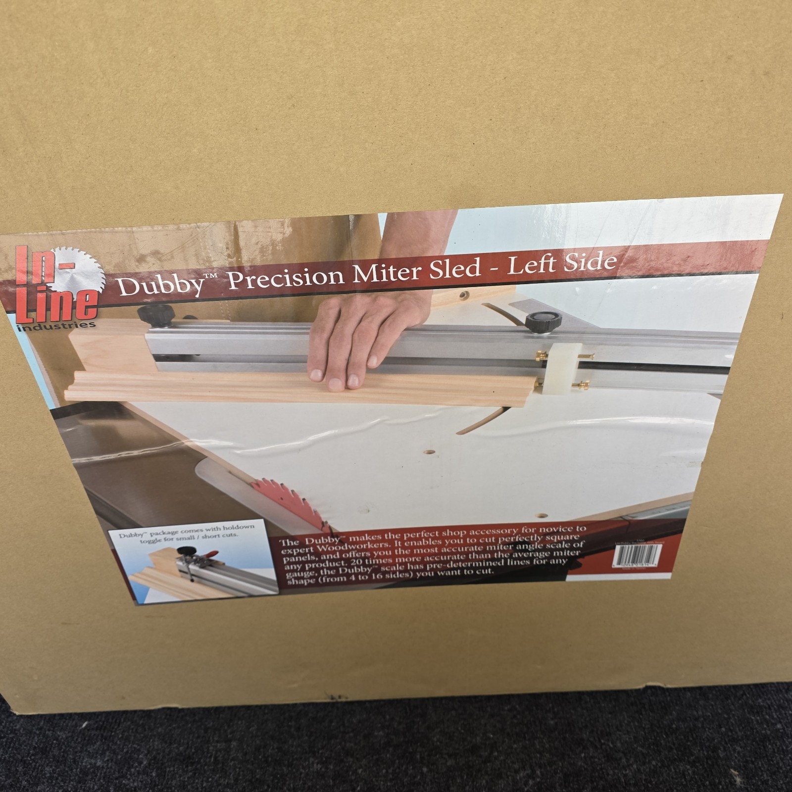 Original Dubby Cut-Off Cross Cut Sled for Cutting Precise Accurate Measurements