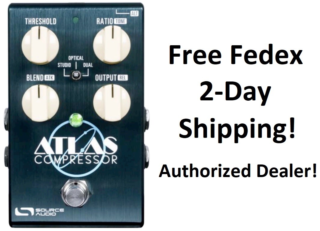 New Source Audio SA252 Atlas Compressor One Series Guitar Effects Pedal