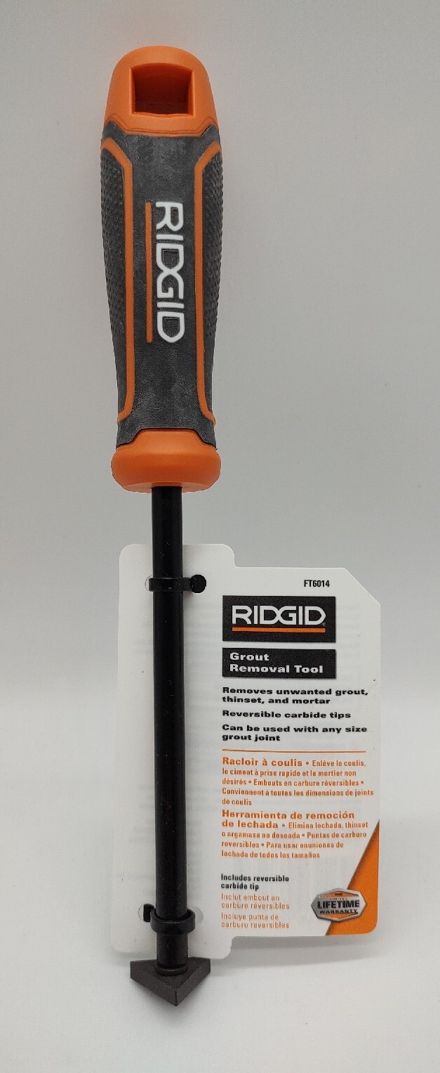 Ridgid FT6014 Grout Removal Tool - Reversible Carbide Tip
