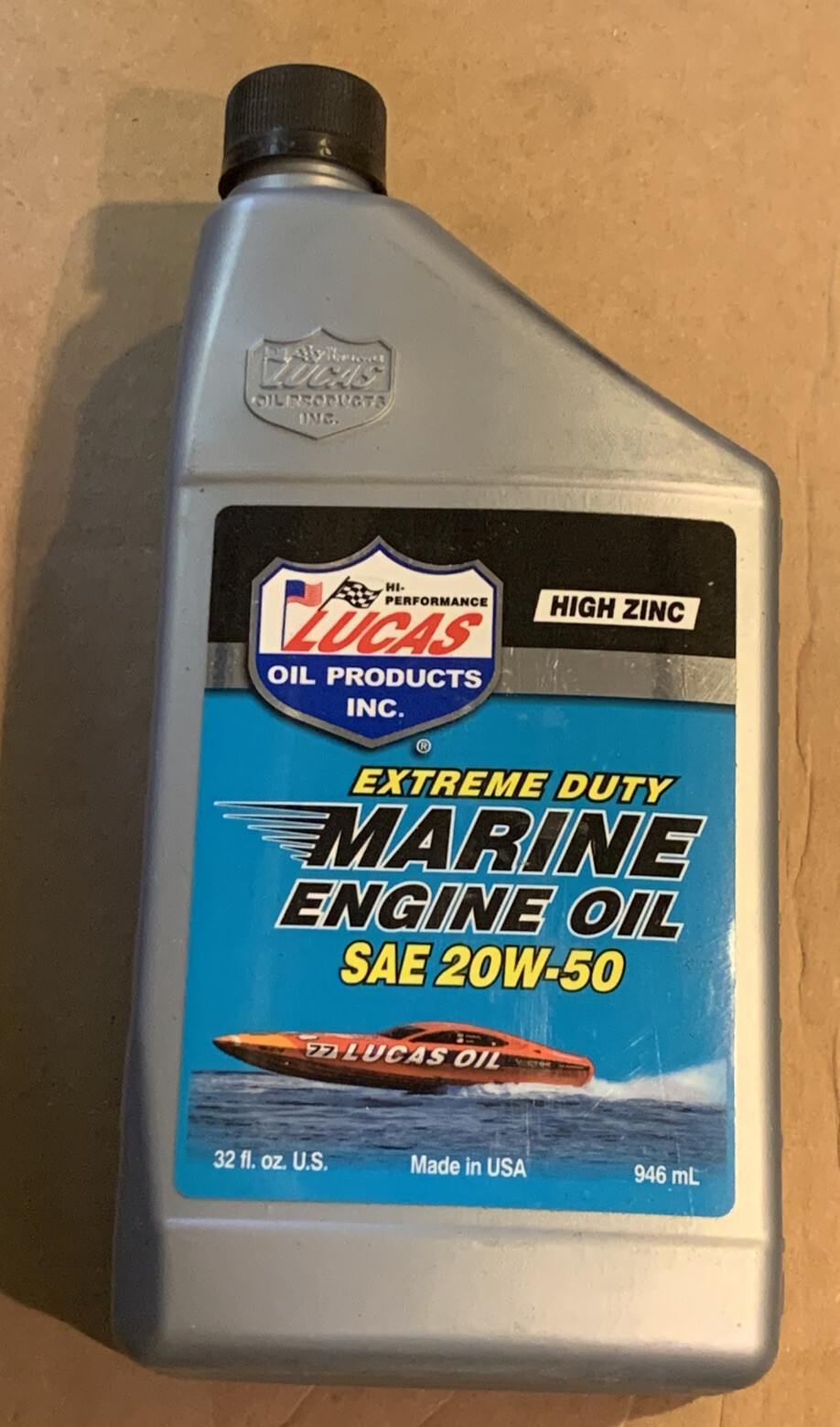 Lucas Oil 1 Quart Extreme Duty Marine SAE 20W-50 Engine Oil #10653