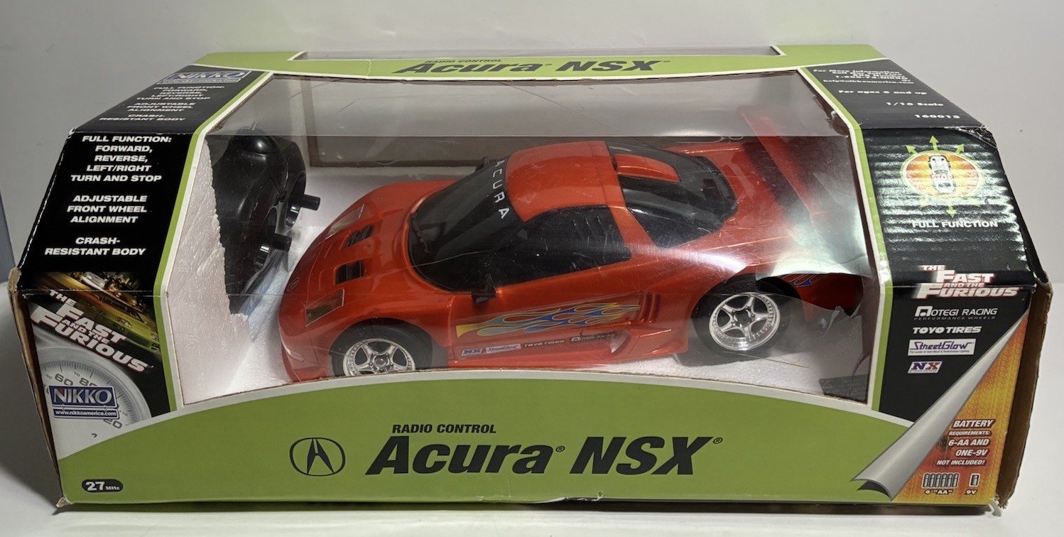 NIKKO Radio Control 1/16 Rc Car The Fast and the Furious Acura NSX Tested