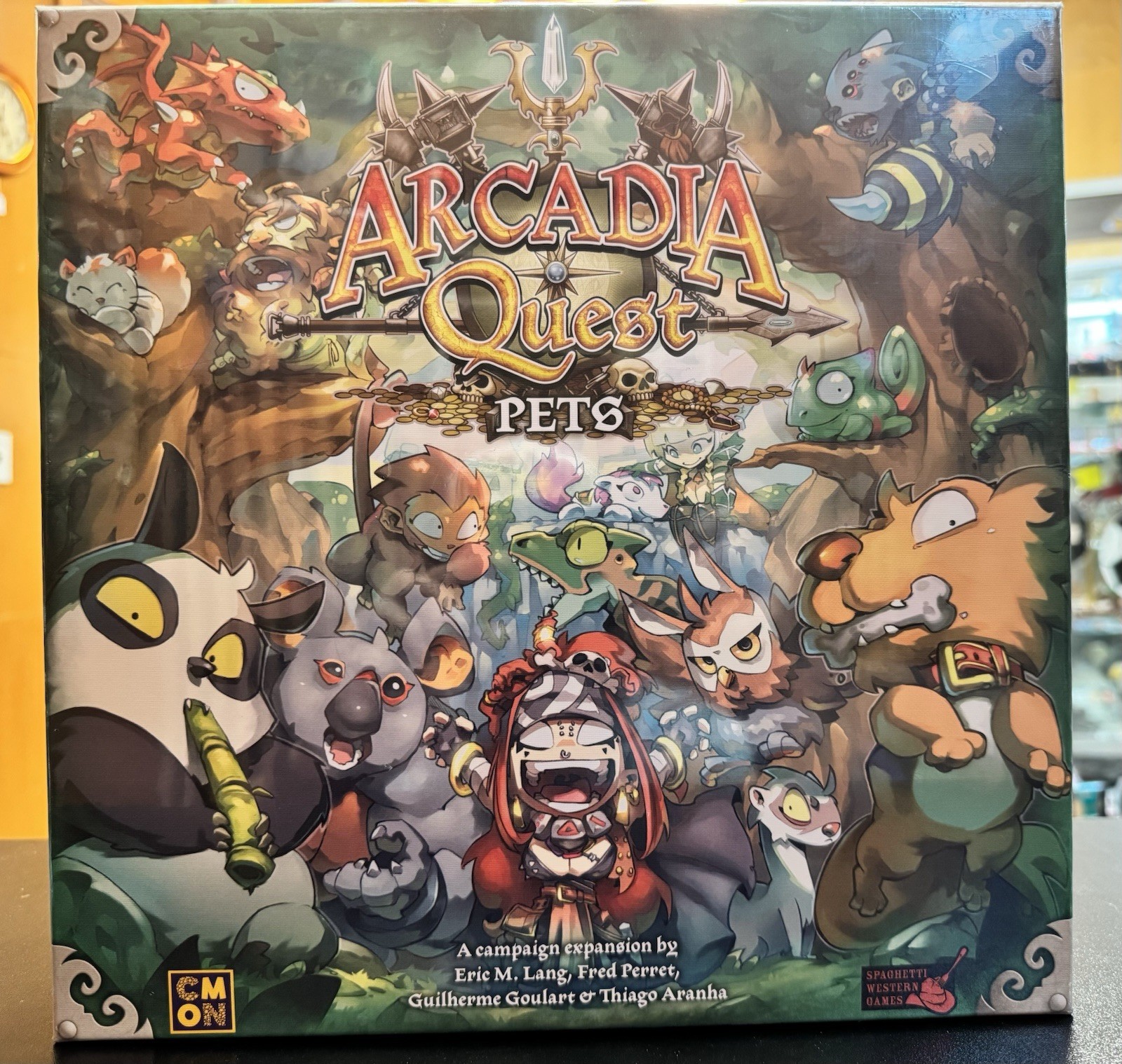 Arcadia Quest Pets Board Game Expansion Brand New With Shrink Free Shipping!