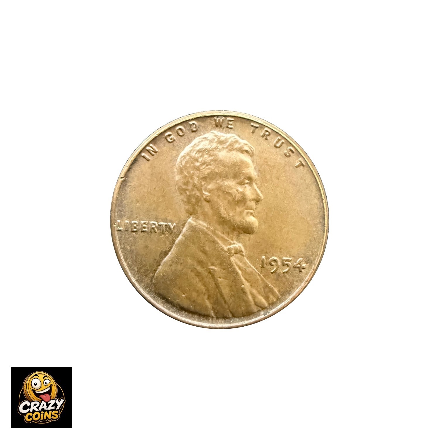 1954 Lincoln Wheat Cent One Cent Circulated US Collector Coin Penny