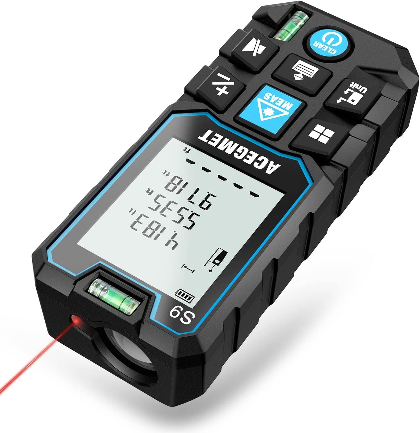 ACEGMET Laser Measurement Tool (229Ft Ft/in/M) S9-2021-US - BLUE