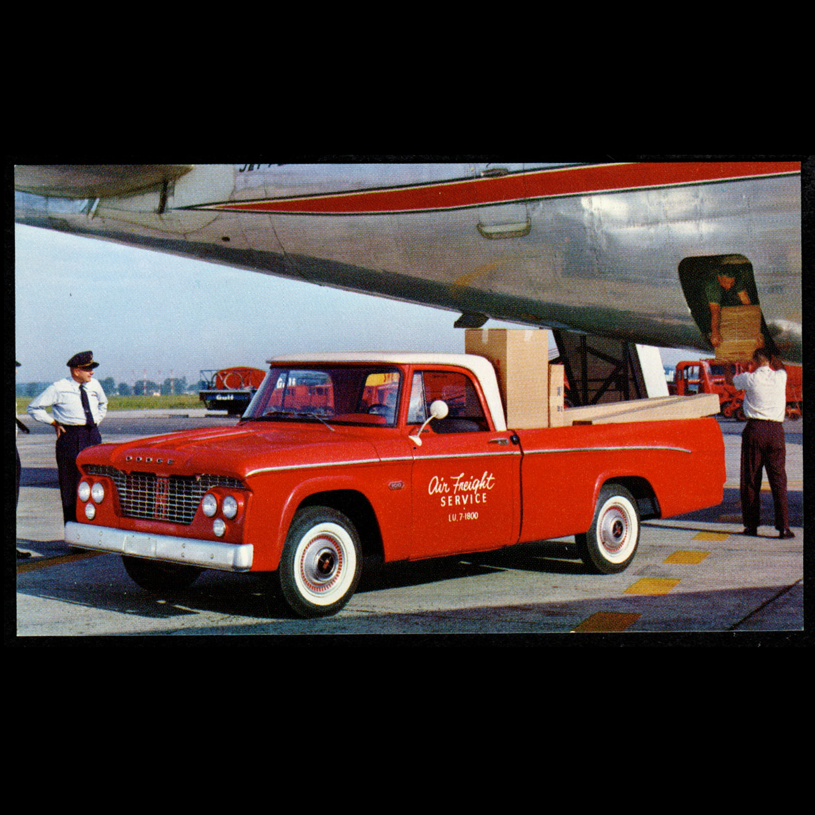 1961 Dodge "All New" 1/2-Ton Pickup: Original Dealer Promotional POSTCARD VG+/Ex
