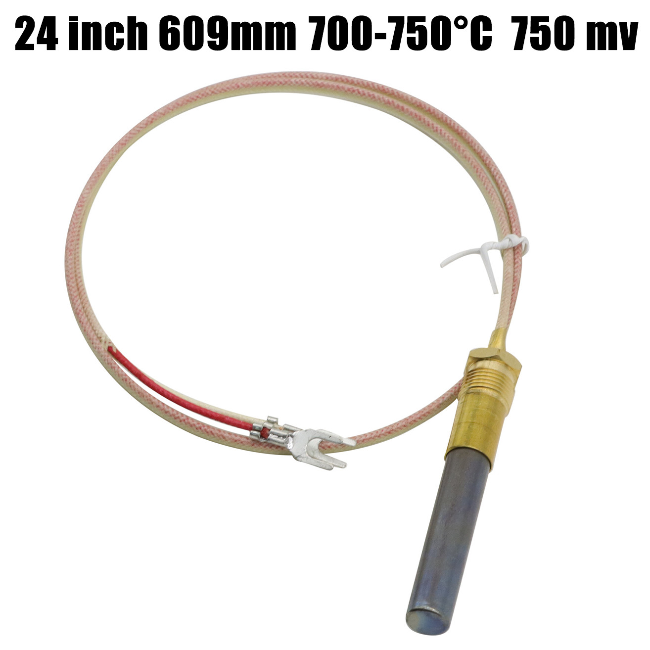 24" Universal Fireplace Millivolt Resistance Thermopile Pilot Generators 750mv
